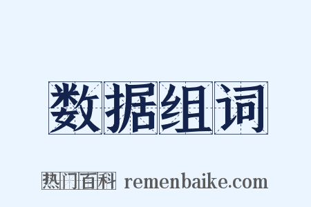 数据组词是什么意思的图片